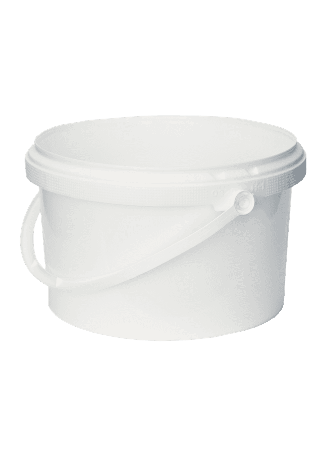Eimer rund mit Deckel