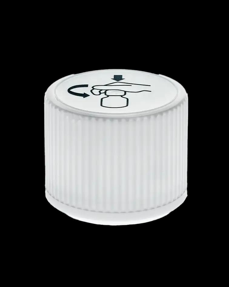 Druck-/Drehverschluss mit Einlage